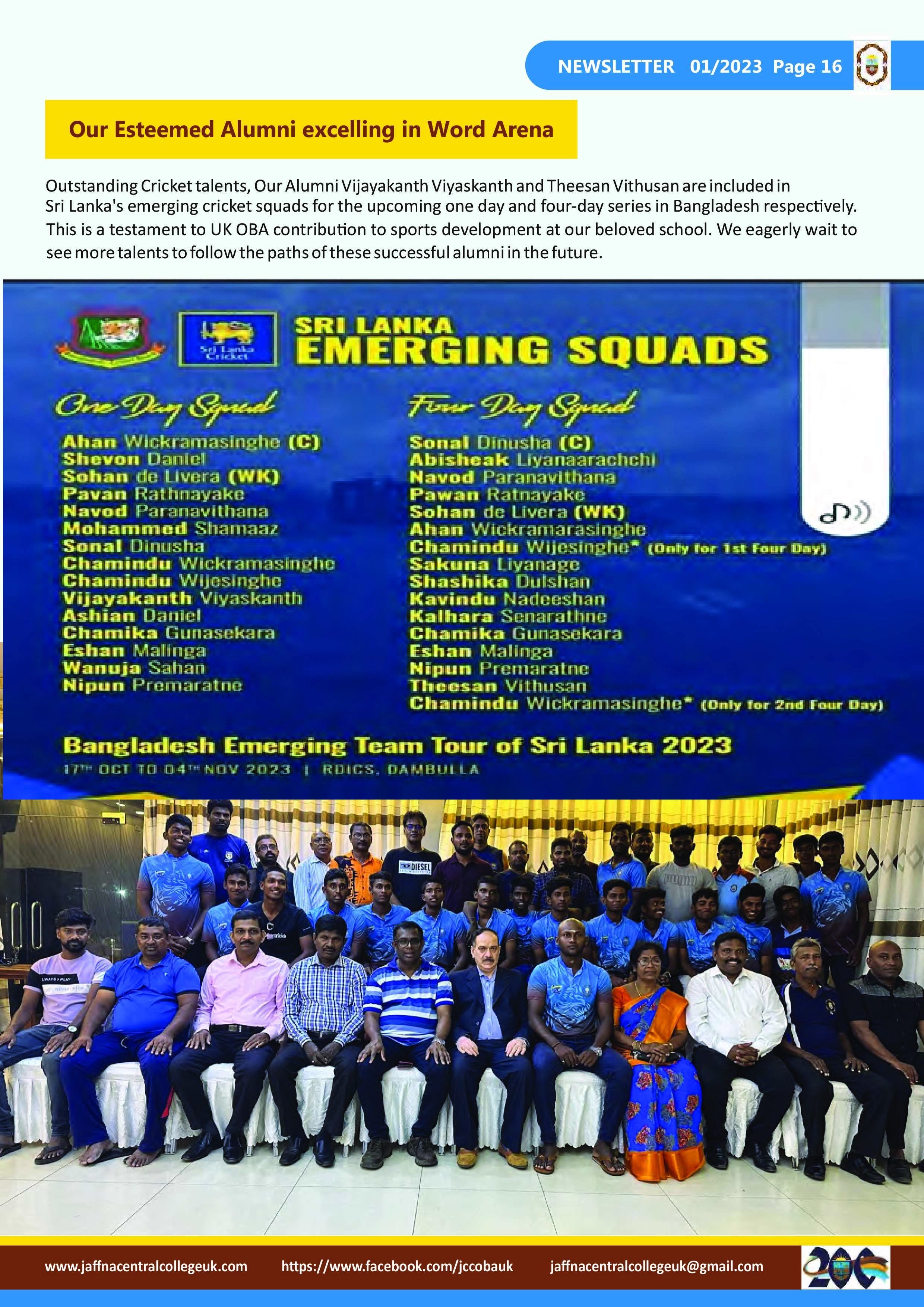 JCC OBA UK Newsletter - 2023 Page 16